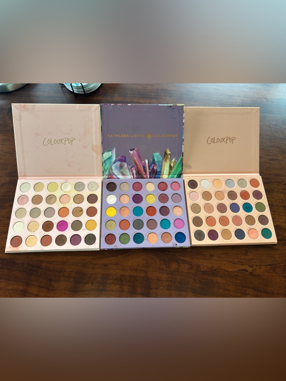 Colourpop- 3 XL 30-pan Eyeshadow Palettes, Matte Shades Only